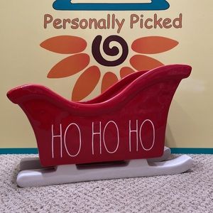 Rae Dunn HO HO HO Sleigh